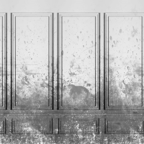 Fototapet, Patinated Panels, Smoke, Rebel Walls - Img 2