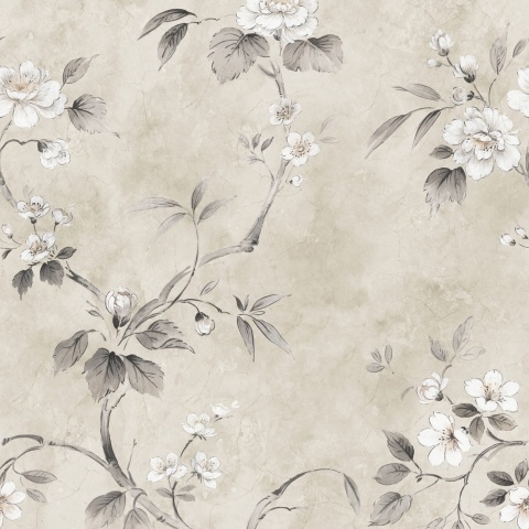 Fototapet, Poetic Flora, Beige, Rebel Walls - Img 2