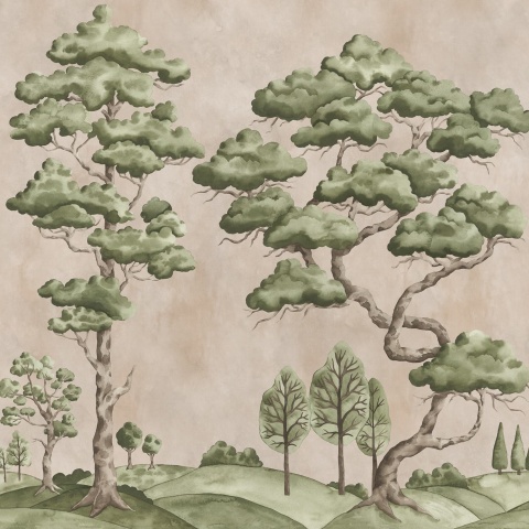 Fototapet, Poetic Trees, Pink, Rebel Walls - Img 2