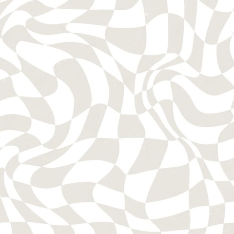 Fototapet, Psychedelic Chess, Beige, Rebel Walls - Img 2