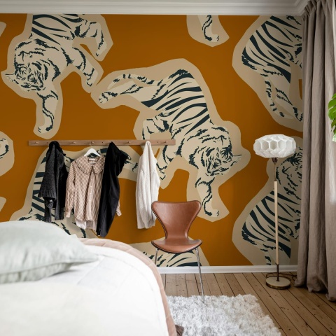 Fototapet, Quirky Tigers, Rust, Rebel Walls - Img 3
