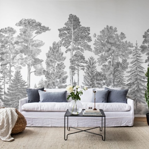 Fototapet, Scandinavian Bellewood, Gray, Rebel Walls - Img 3