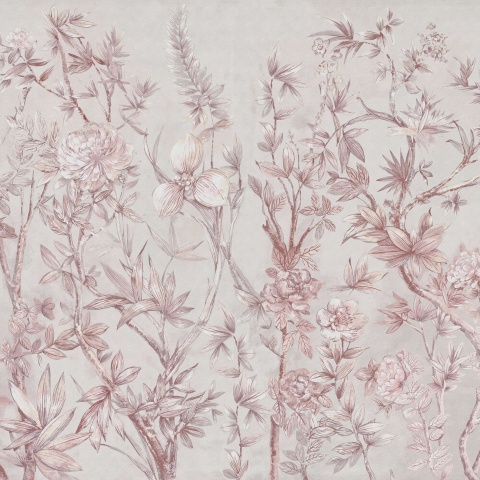 Fototapet, Silk Floral, Dusty Pink, Rebel Walls - Img 2