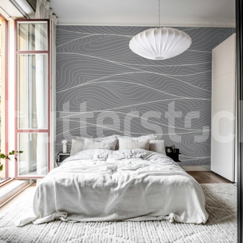 Fototapet, Soft Dunes, Gray, Rebel Walls - Img 3