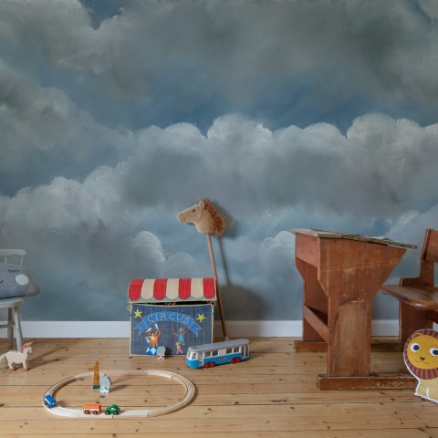 Fototapet, Storm Clouds, Blue, Rebel Walls - Img 3