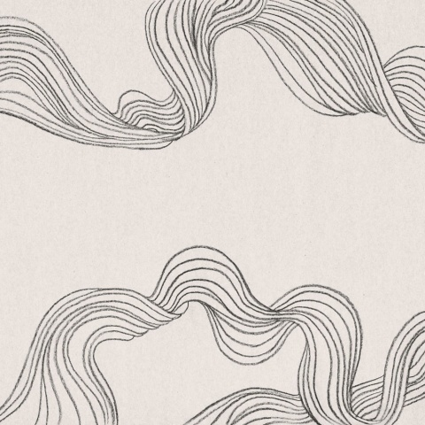 Fototapet, Stripes by Hand, Graphite, Rebel Walls - Img 5