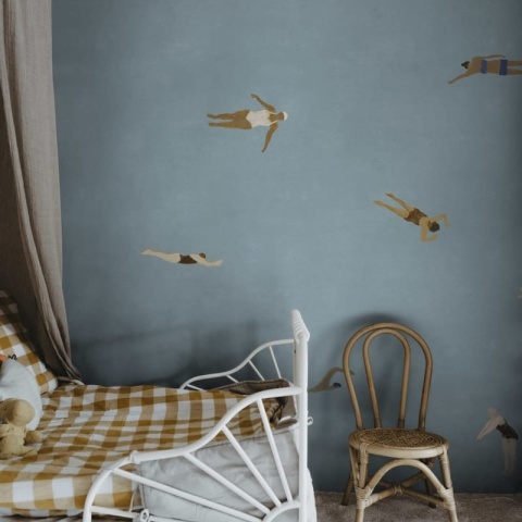 Fototapet, Swimmers, Blue, Rebel Walls - Img 3