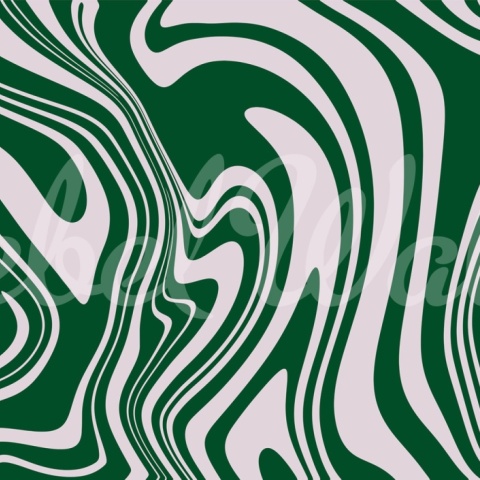 Fototapet, Swirly, Green, Rebel Walls - Img 2