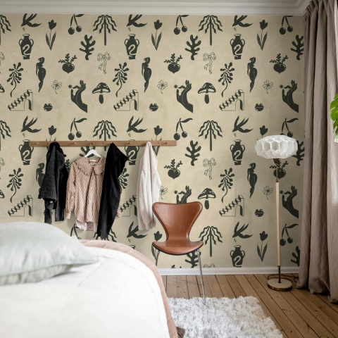 Fototapet, Symbolic Tales, Black, Rebel Walls