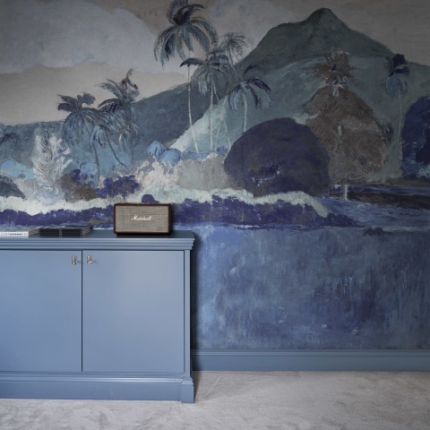 Fototapet, Tahitian Landscape, Blue, Rebel Walls - Img 3