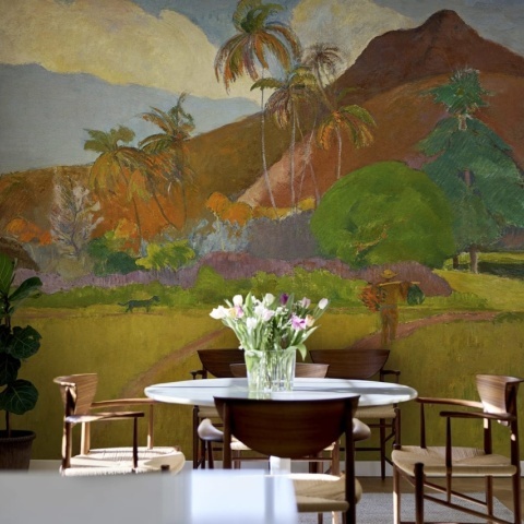 Fototapet, Tahitian Landscape by Gauguin, Rebel Walls