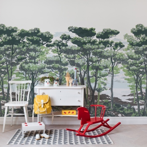 Fototapet, The Enchanted Forest, Daylight, Rebel Walls