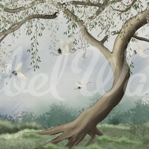 Fototapet, Tree of Dreams, White, Rebel Walls - Img 5
