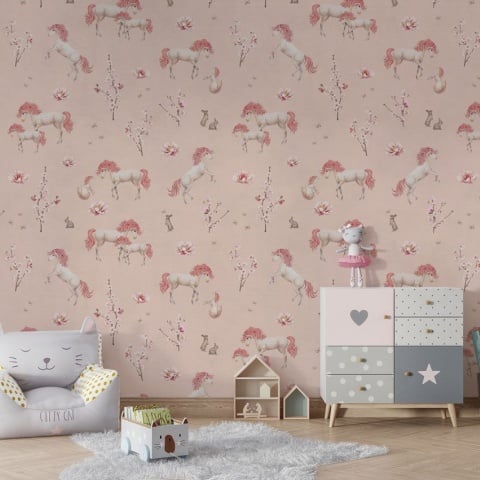 Fototapet Unique Unicorn - Pink, Kikki Belle - Img 4