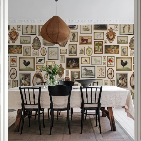 Fototapet, Vintage Frames, Beige, Rebel Walls - Img 3