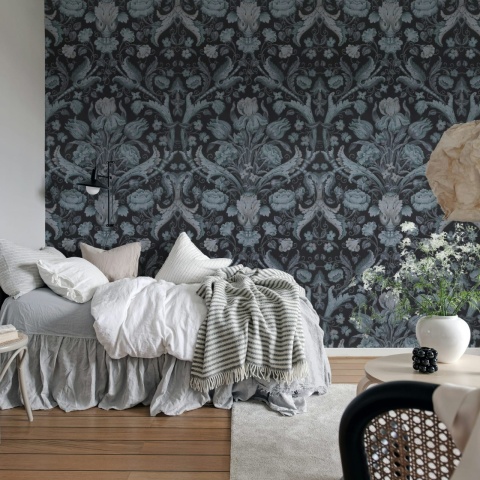Fototapet, Vintage Tapestry, Blue, Rebel Walls