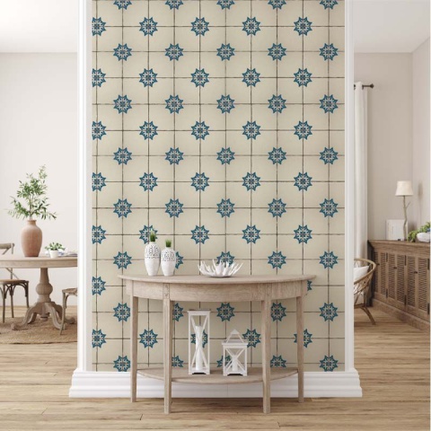Fototapet Vintage Tiles Pattern, VLAdiLA - Img 3