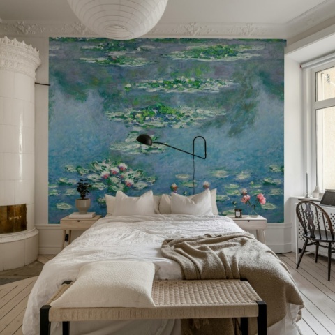 Fototapet, Water Lilies by Claude Monet, Rebel Walls