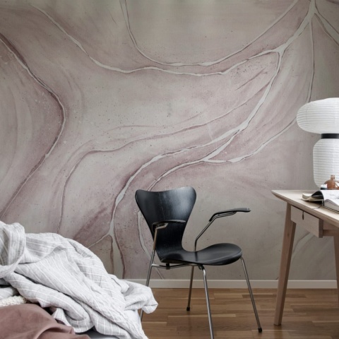Fototapet, Watercolor Flow, Dusty Pink, Rebel Walls - Img 3