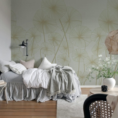 Fototapet, Waterlily Forest, Gray, Rebel Walls - Img 3
