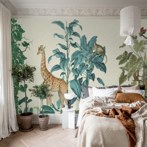Fototapet, Wildlife Stroll, Multi, Rebel Walls