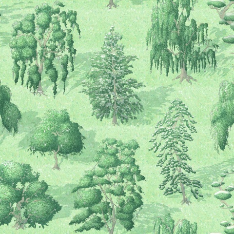 Fototapet, Yggdrasil Forest, Green, Rebel Walls - Img 2