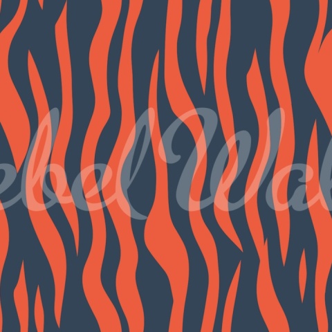 Fototapet, Zebra Lines, Blue &amp; Red, Rebel Walls - Img 2