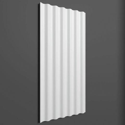Panou riflaj decorativ 3D, W372 - 25x1.6x200 cm
