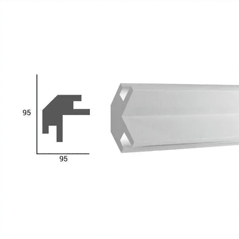 Profil scafa LED KD203 - 9.5x9.5x115 cm - Img 2