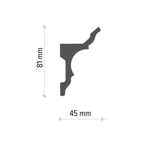 Profil scafa LED KF717 - 8.1x4.5x200 cm - Img 2