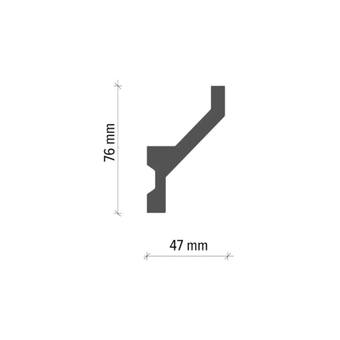 Profil scafa LED KF721 - 7.6x4.7x200 cm - Img 2