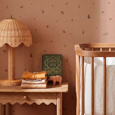 Tapet, Bambis, Peach, Coordonne, 5mp / rola - Img 2