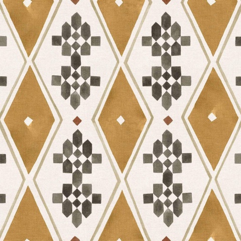 Tapet, Beldi Rugs, Curry, Coordonne, 5.2mp / rola - Img 2
