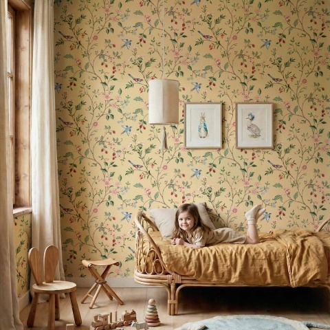 Tapet, Bucolic, Buttercream, Coordonne, 5mp / rola - Img 2