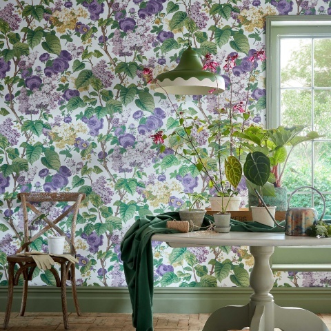 Tapet, Floribunda, Lavender Dream Lilac, 1838 Wallcoverings, 7mp / rola - Img 2