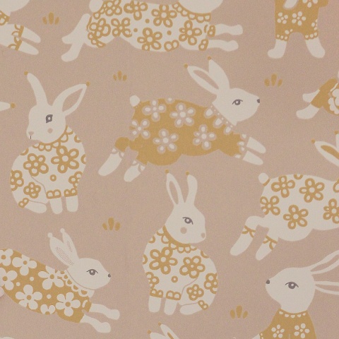 Tapet Garden Party, Dusty Blush Pink, Majvillan - Img 2