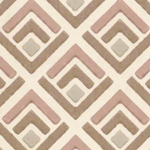Tapet, Gio, Pink Luxury Geometric, 1838 Wallcoverings, 5.3mp / rola - Img 2