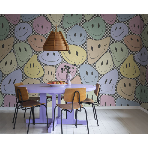 Tapet Happy Rebel Colorful Chess, Rebel Walls