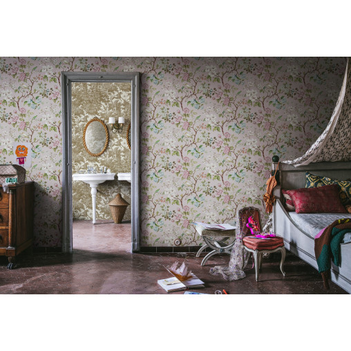 Tapet Petit Flora, Soft Pink, Rebel Walls, 5 mp / rola