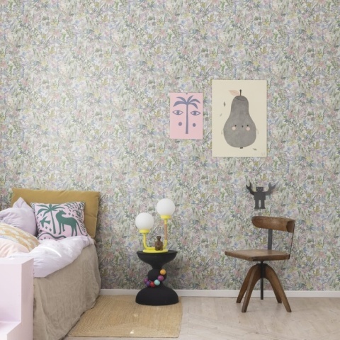 Tapet Poppy Meadow, Pastel, Rebel Walls - Img 3