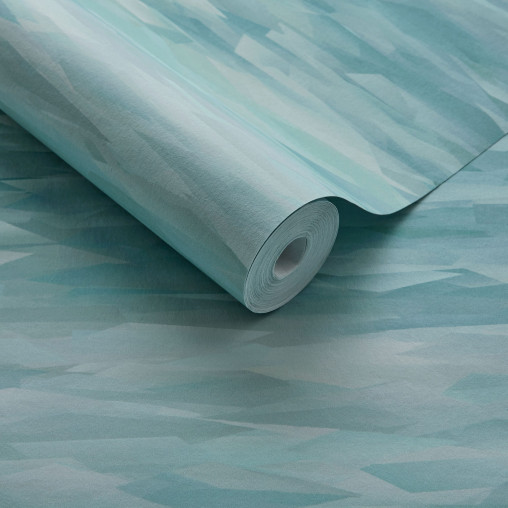 Tapet Prism, Mineral Green Luxury Geometric, 1838 Wallcoverings, 5.3mp / rola - Img 3