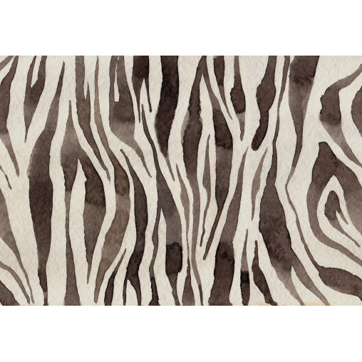 Tapet Zebra Stripes, Brown, Rebel Walls - Img 2