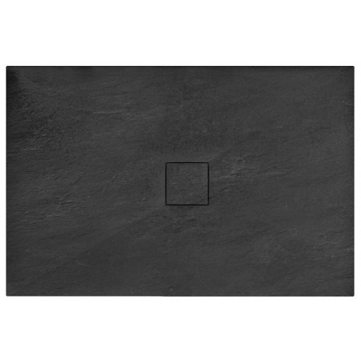 Cadita dus dreptunghiulara Rea Stone 90x120 negru