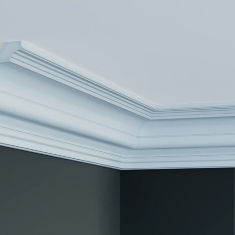 Cornisa poliuretan flexibil P916F - 10x10x200 cm - Img 3