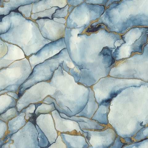 Fototapet, Agate Dreams, Blue, Rebel Walls - Img 2
