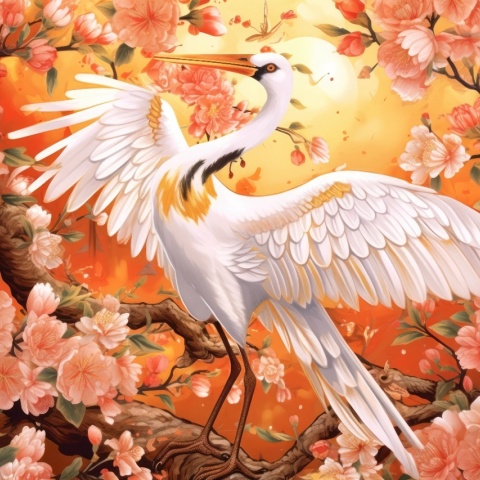 Fototapet Artistic Arche Heron Rêve AH100