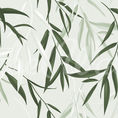 Fototapet, Bamboo Jungle, Green, Rebel Walls - Img 2
