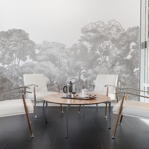 Fototapet, Bellewood, Grey Toile, Rebel Walls - Img 4