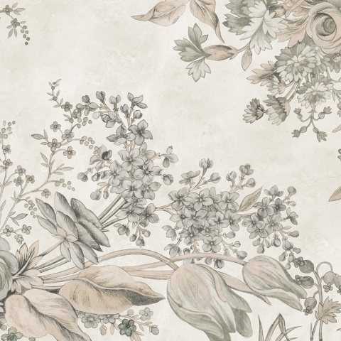 Fototapet, Bold Floral, Beige, Rebel Walls - Img 2