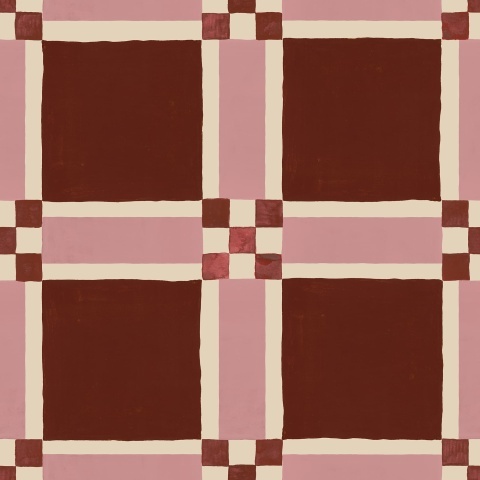 Fototapet, Bold Grid, Burgundy, Rebel Walls - Img 2